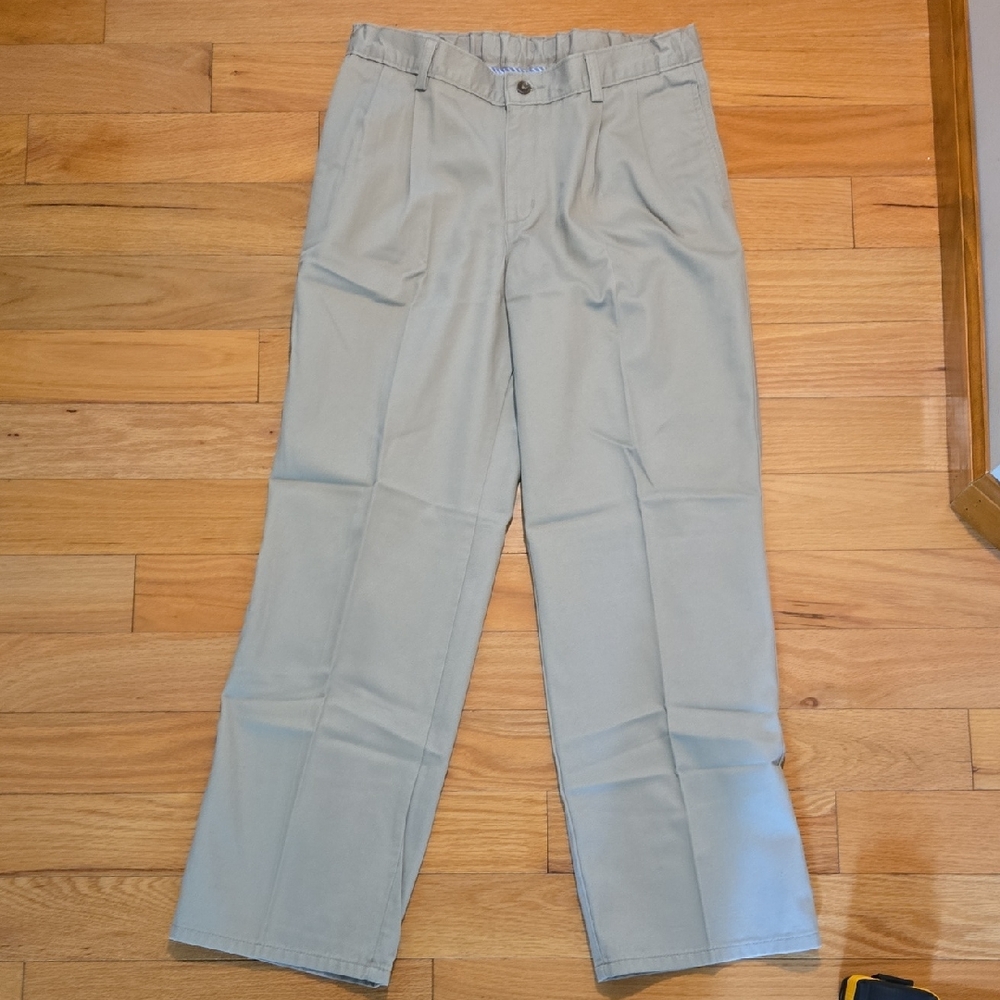 CHAPS boys approved schoolwear uniform pants Tan